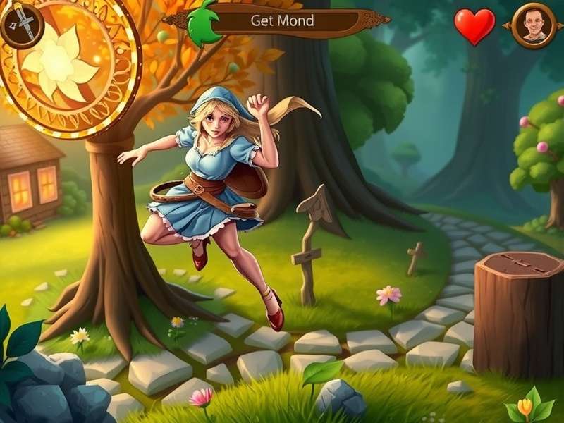 Enchanted Hoop Slinger Gameplay Screenshot